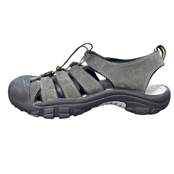 Keen Men’s Newport H2 Grey Leather Hiking Trail Sandals Size US 11.5 main image 10